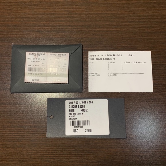 🔴CUSTOMIZED🔴SAINT LAURENT • CABAS W/ TAGS - Picture 8 of 8